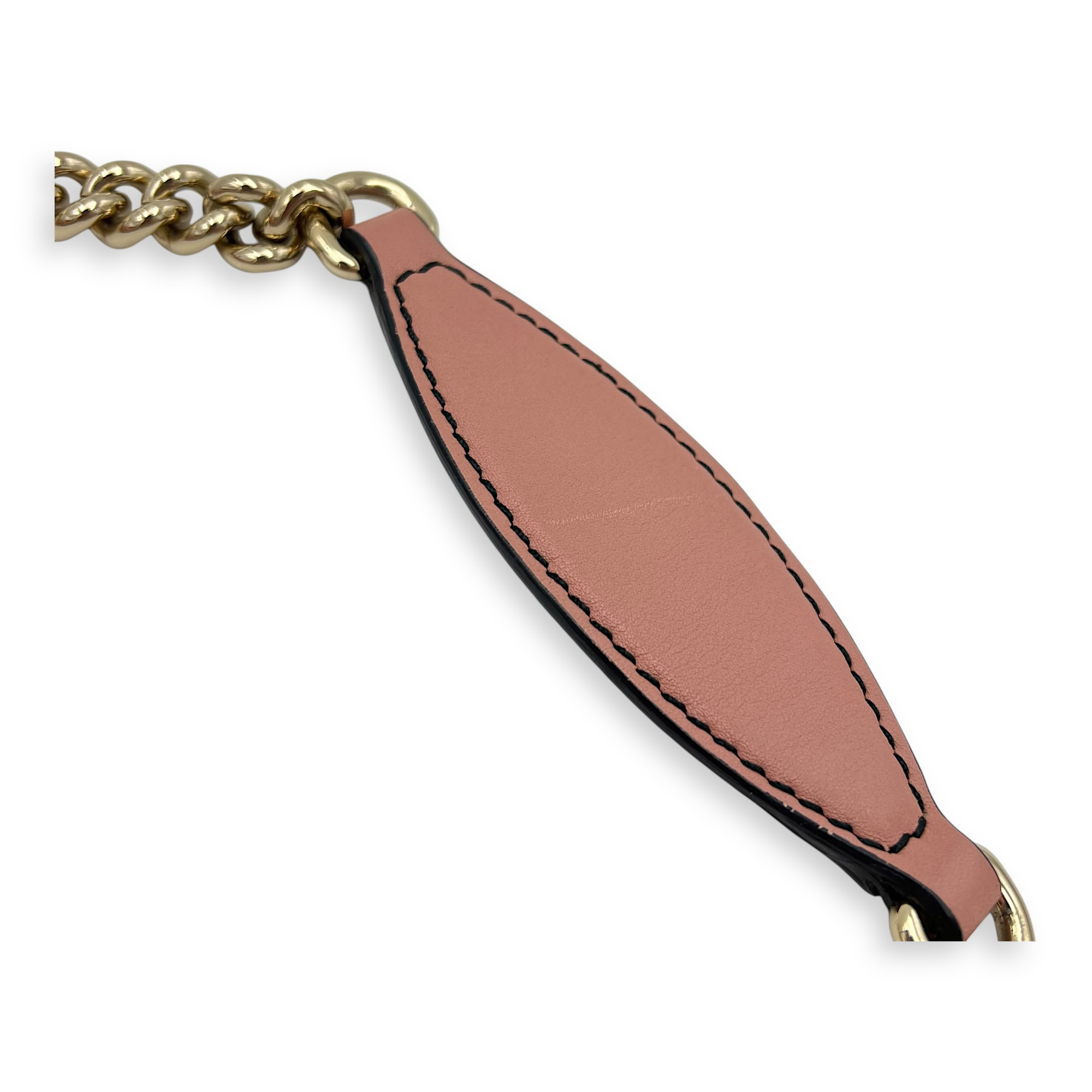 Gucci Guccissima Shoulder Bag Pink in Calfskin, Gold hardware_11