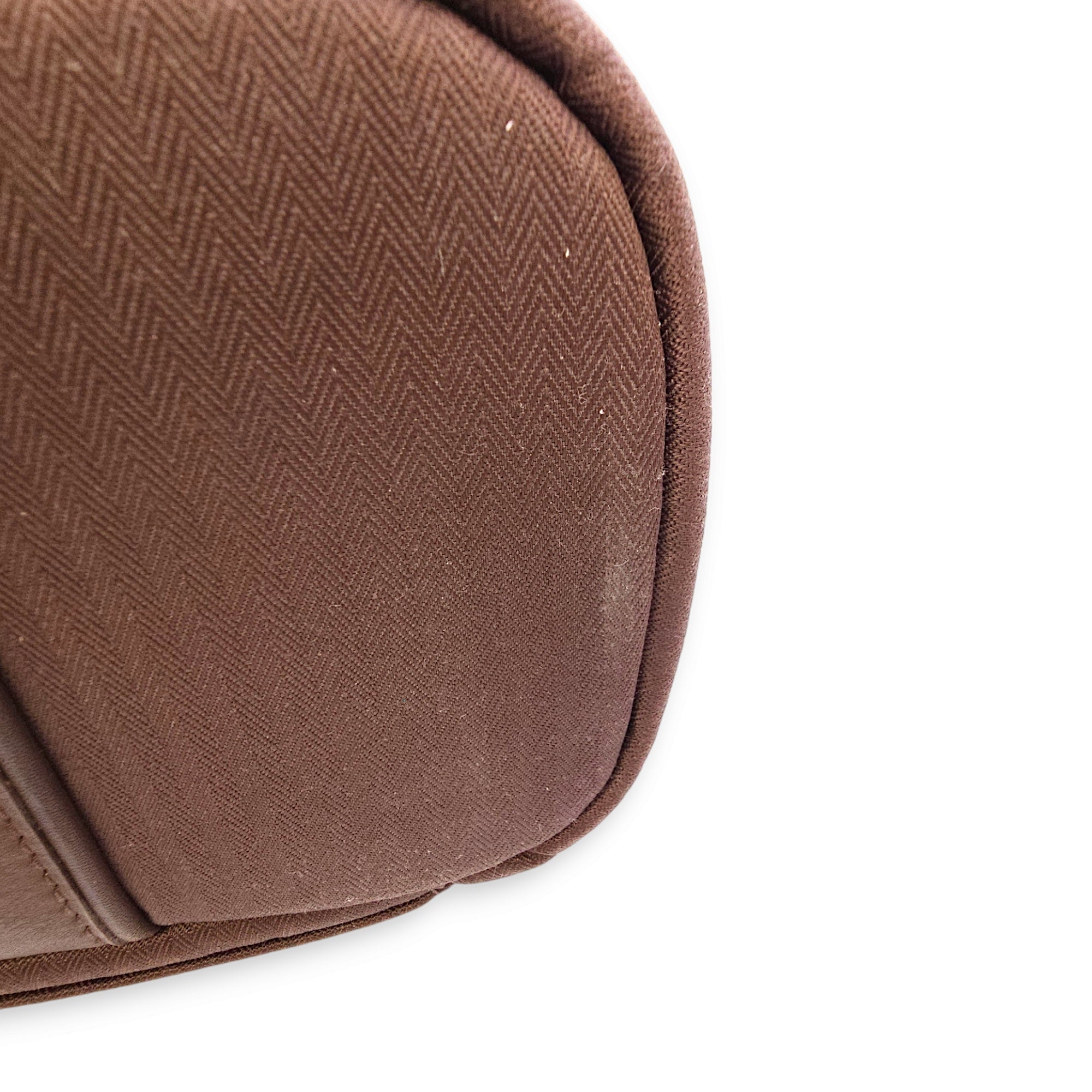 Acapulco Vanity Chocolate in Toile, Palladium hardware
