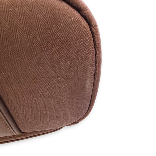 Acapulco Vanity Chocolate in Toile, Palladium hardware