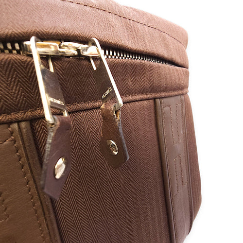 Acapulco Vanity Chocolate in Toile, Palladium hardware