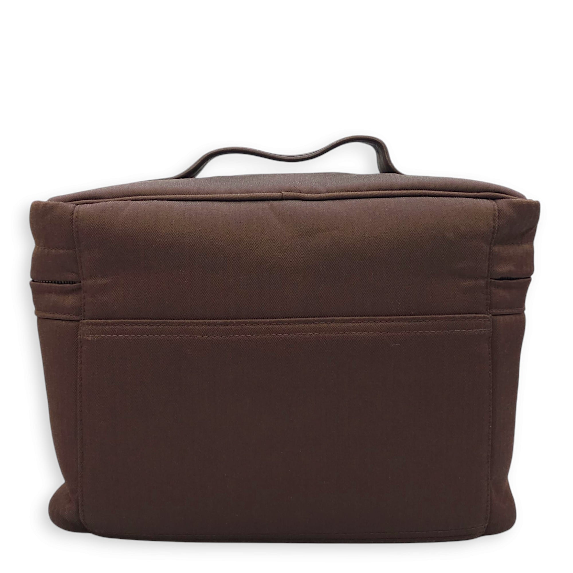 Acapulco Vanity Chocolate in Toile, Palladium hardware