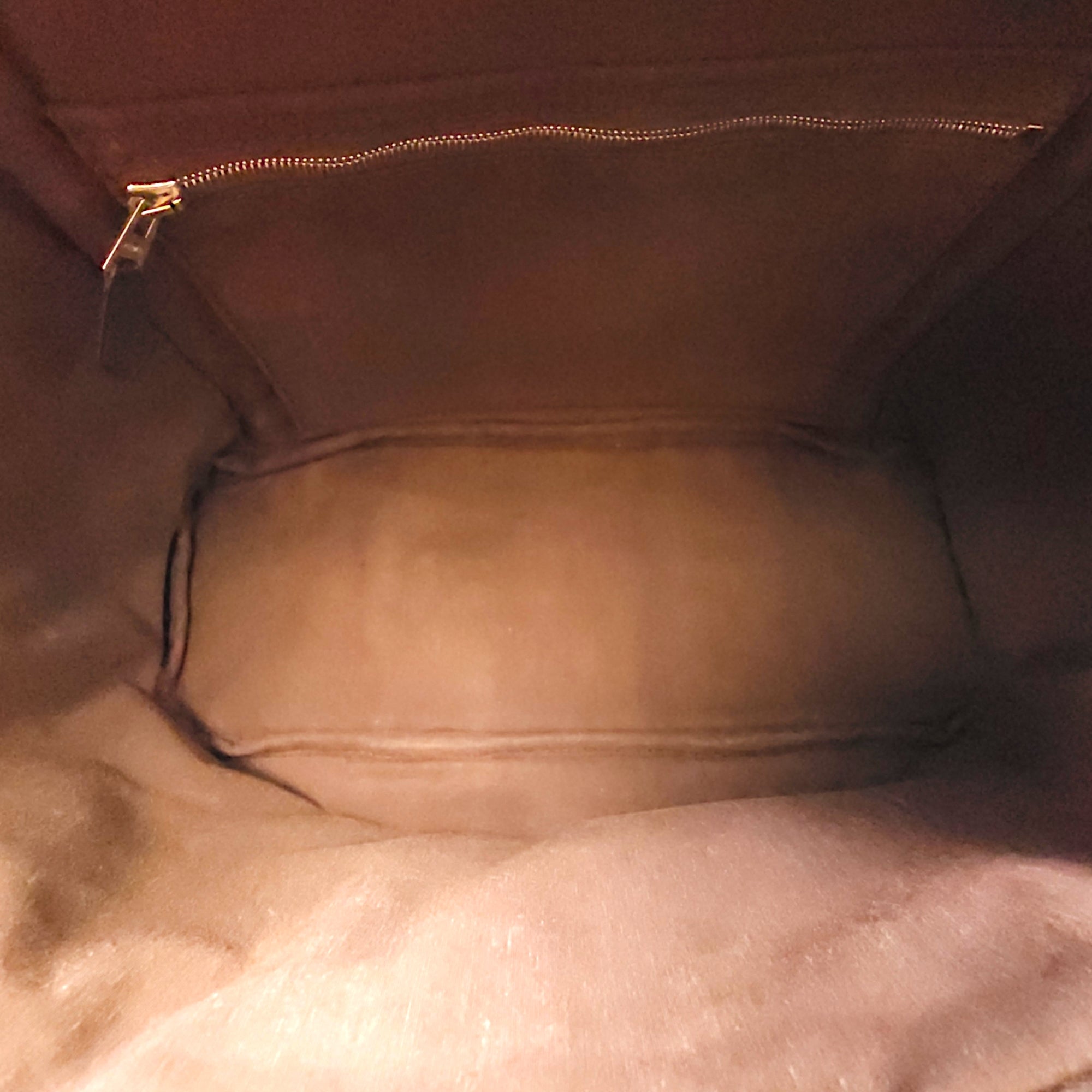 Acapulco Vanity Chocolate in Toile, Palladium hardware