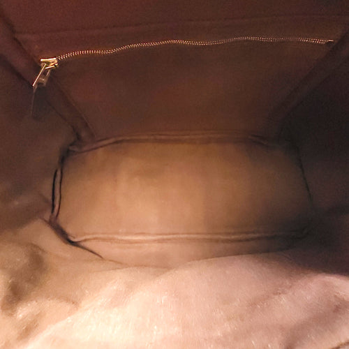 Acapulco Vanity Chocolate in Toile, Palladium hardware