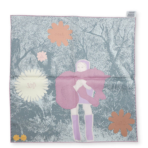 Amis Pour La Vie  45 Gris Scarf in Silk
