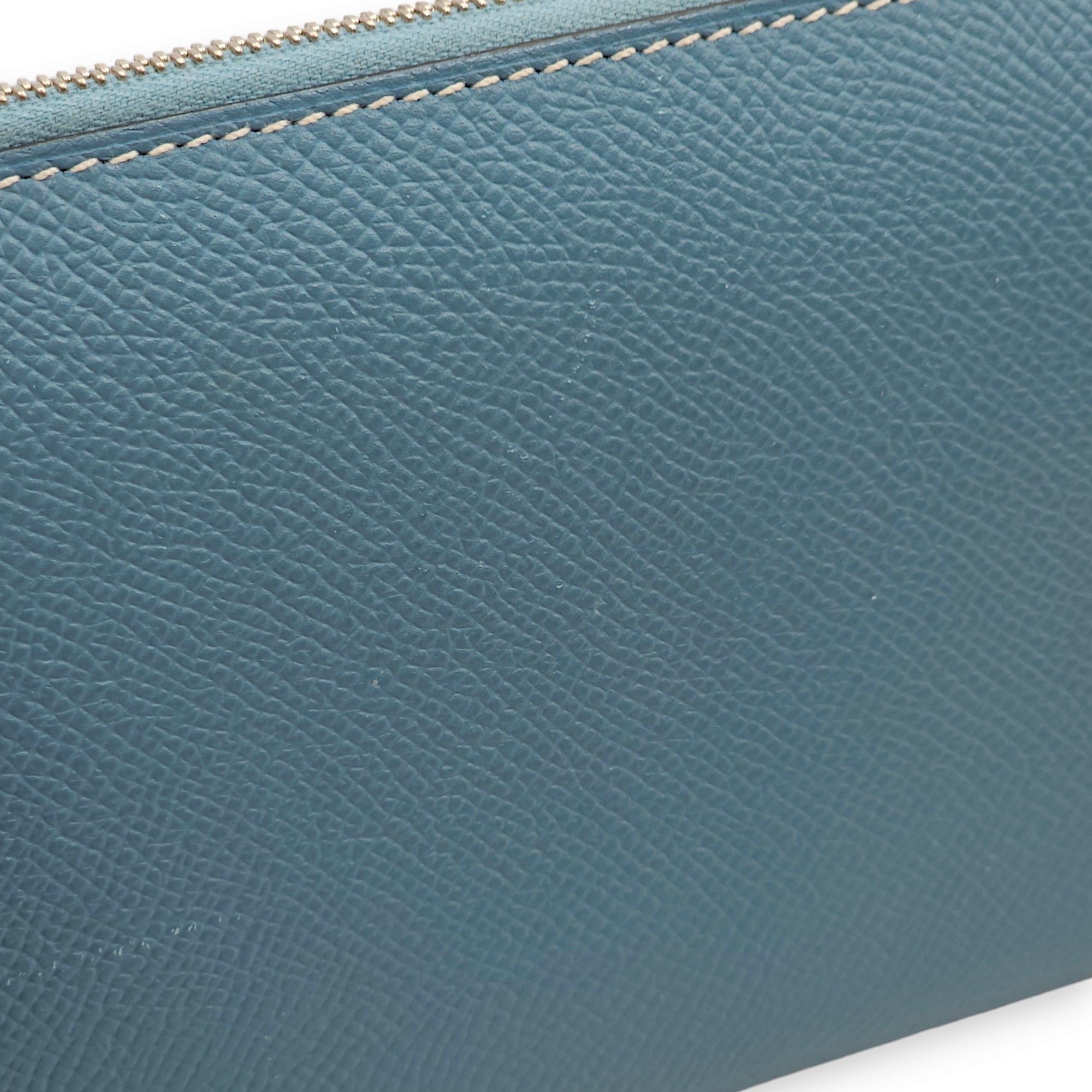 Azap  Blue Jean Wallet in Epsom Palladium hardware LUX4618 10
