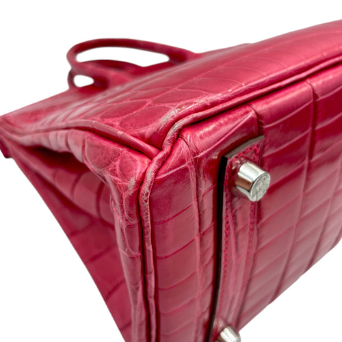 Birkin 25 Rose Extreme in Shiny Niloticus, Palladium hardware