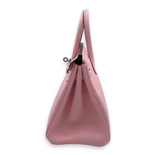 Birkin 25 Rose Sakura in Veau Jonathan, Palladium hardware