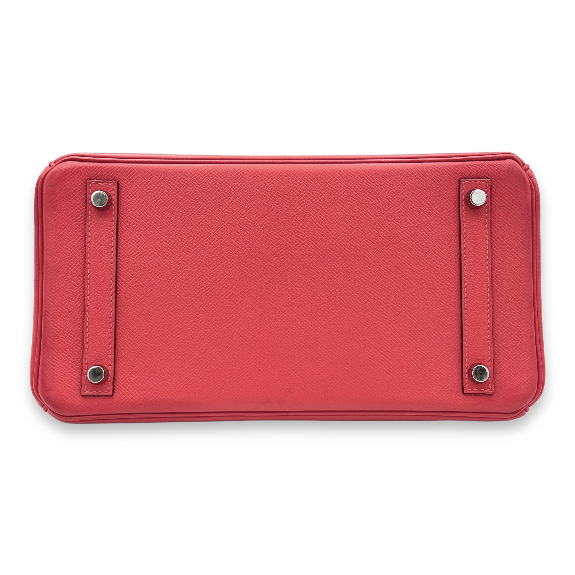 Birkin 30 Rose Jaipur in Epsom, Palladium hardware