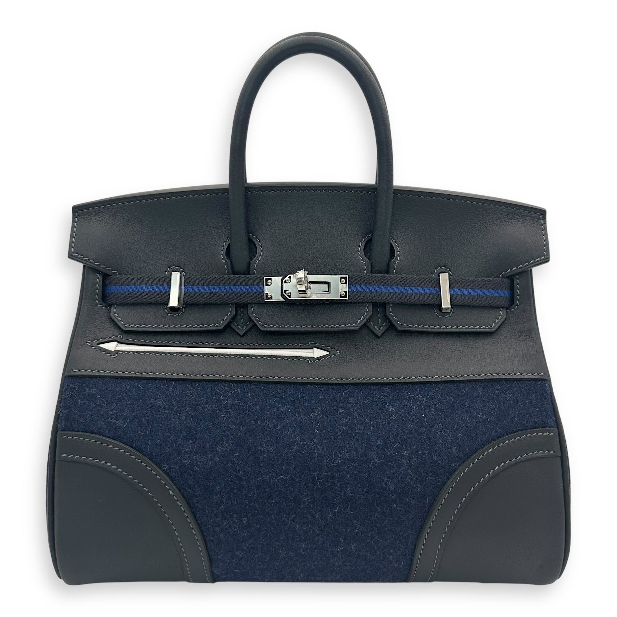Birkin Go Team 25 Caban in Swift, Palladium hardware