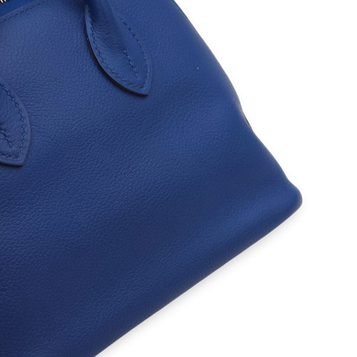 Bolide Blue France/Blue Sapphire in Evercolor, Gold hardware