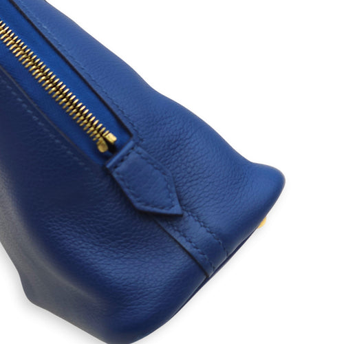 Bolide Blue France/Blue Sapphire in Evercolor, Gold hardware