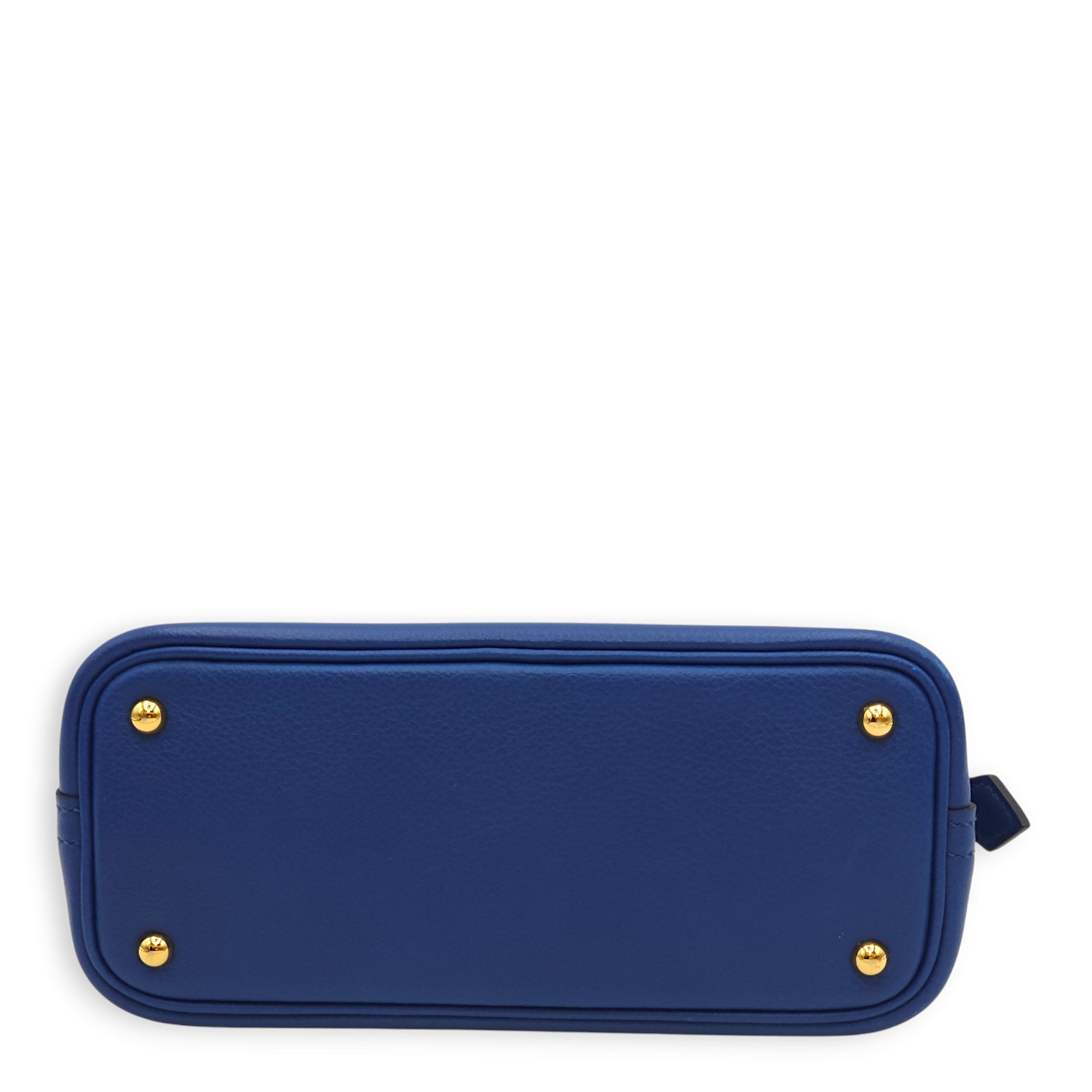 Bolide Blue France/Blue Sapphire in Evercolor, Gold hardware