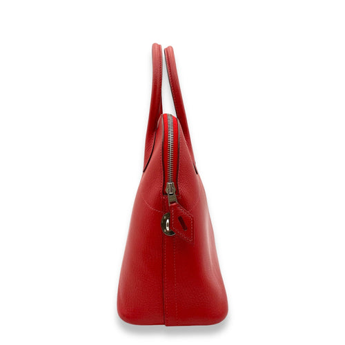 Bolide Rouge Vif in Chevre Leather Palladium hardware C112015 3