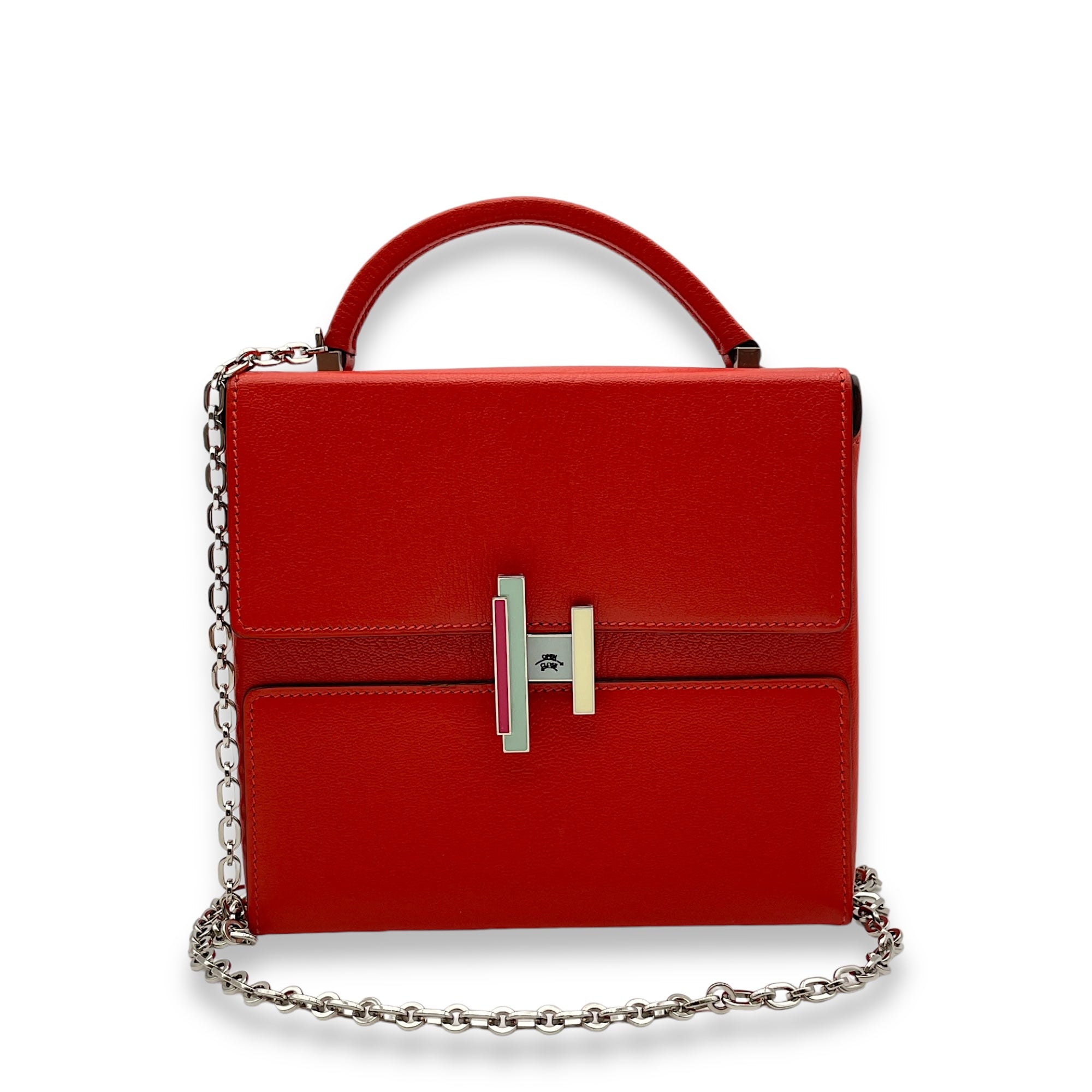 Cinhetic Capucine in Chevre Leather Palladium hardware C102574 6