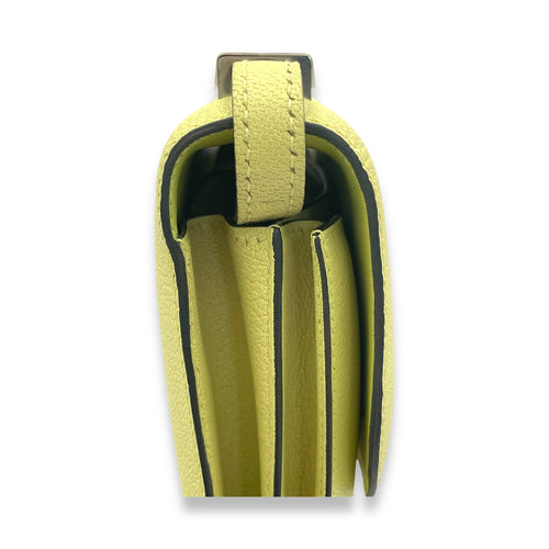 Constance 18 Jaune Bourgeon in Chevre Leather, Palladium hardware