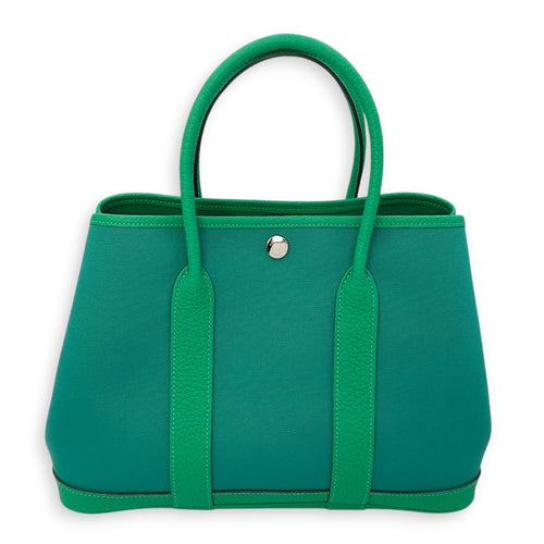 Garden Party 30 Vert Verone/Menthe in Toile/Negond, Palladium hardware