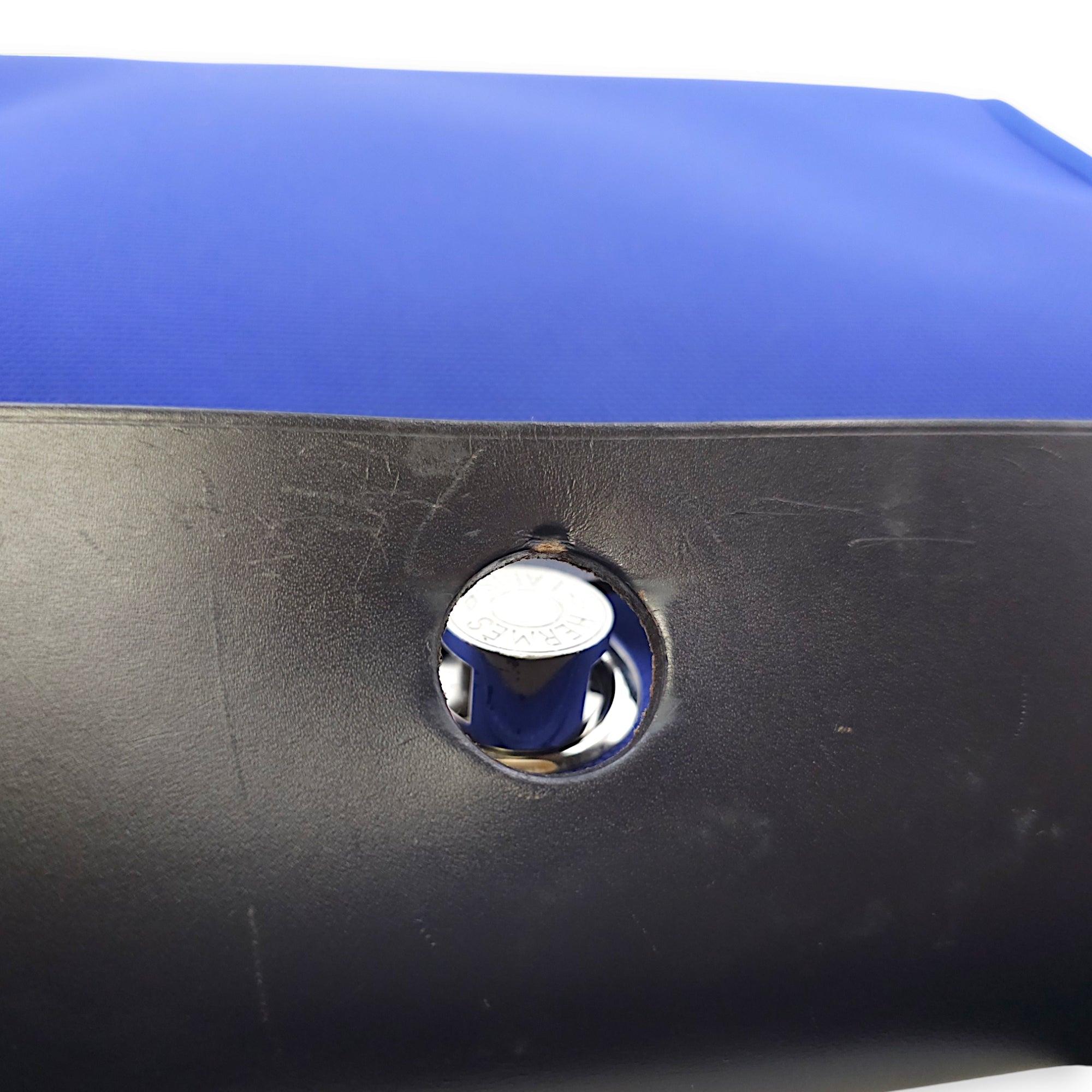 Herbag 31 Blue Electric in Toile, Palladium hardware