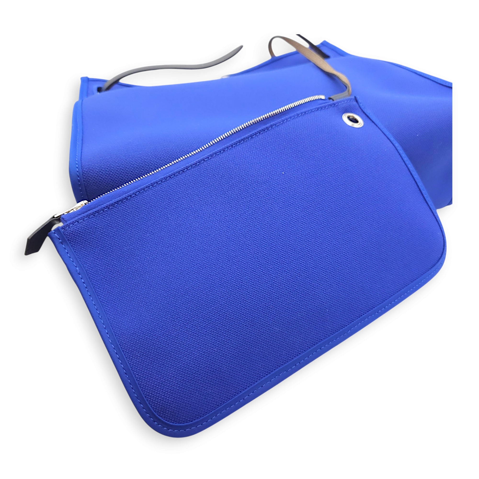 Herbag 31 Blue Electric in Toile, Palladium hardware