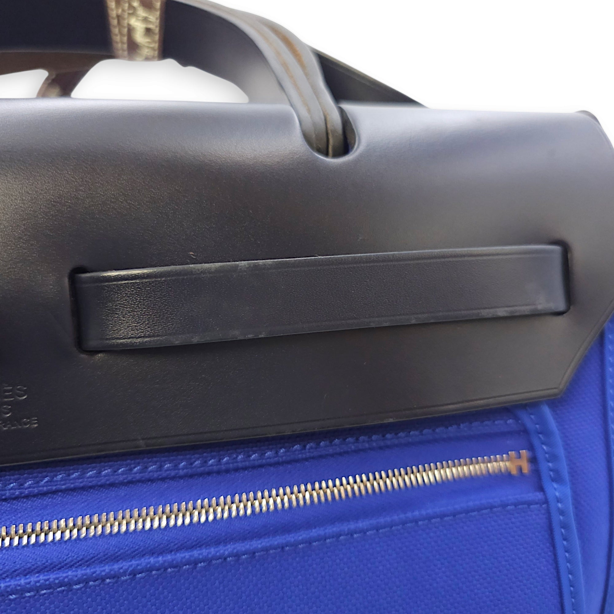 Herbag 31 Blue Electric in Toile, Palladium hardware