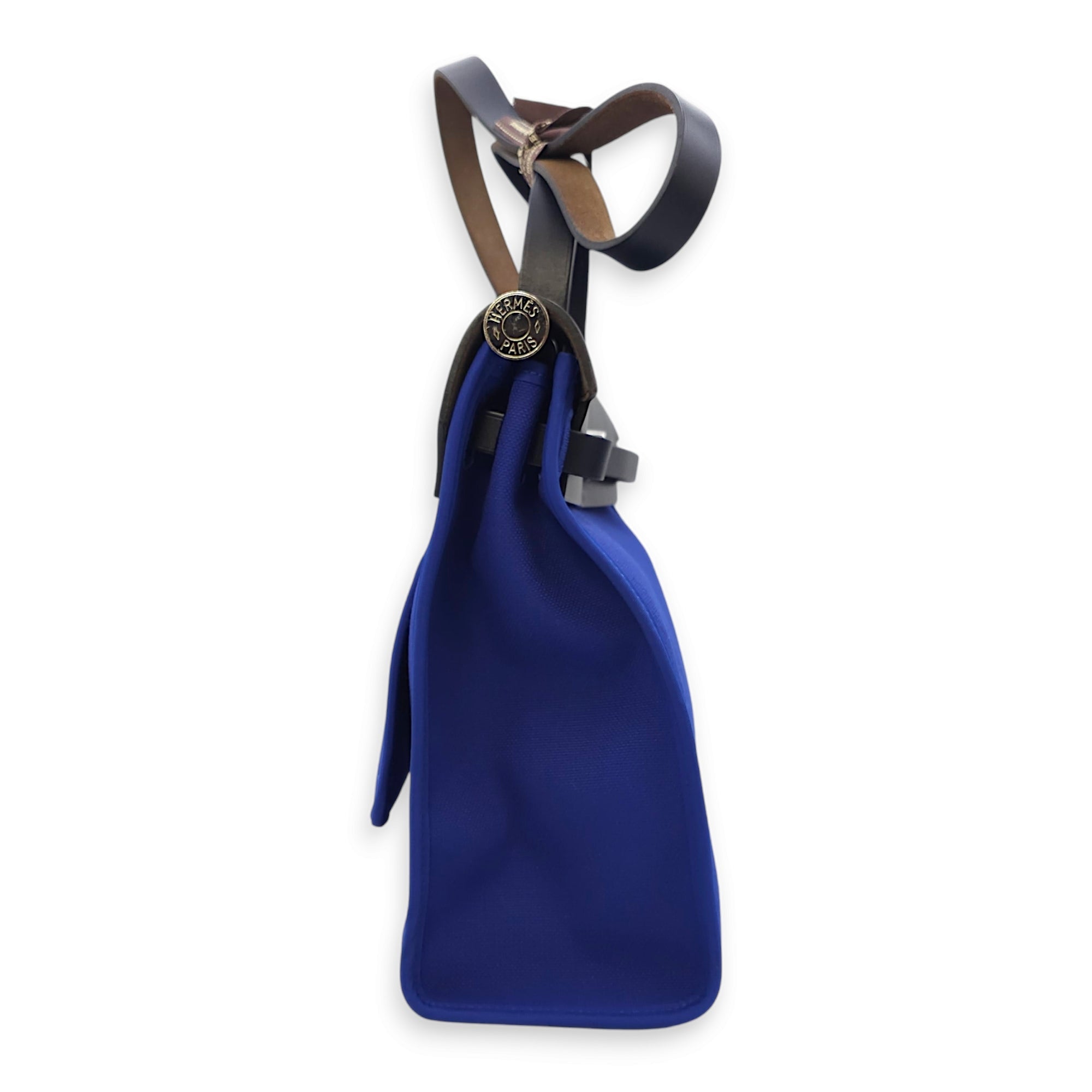 Herbag 31 Blue Electric in Toile, Palladium hardware