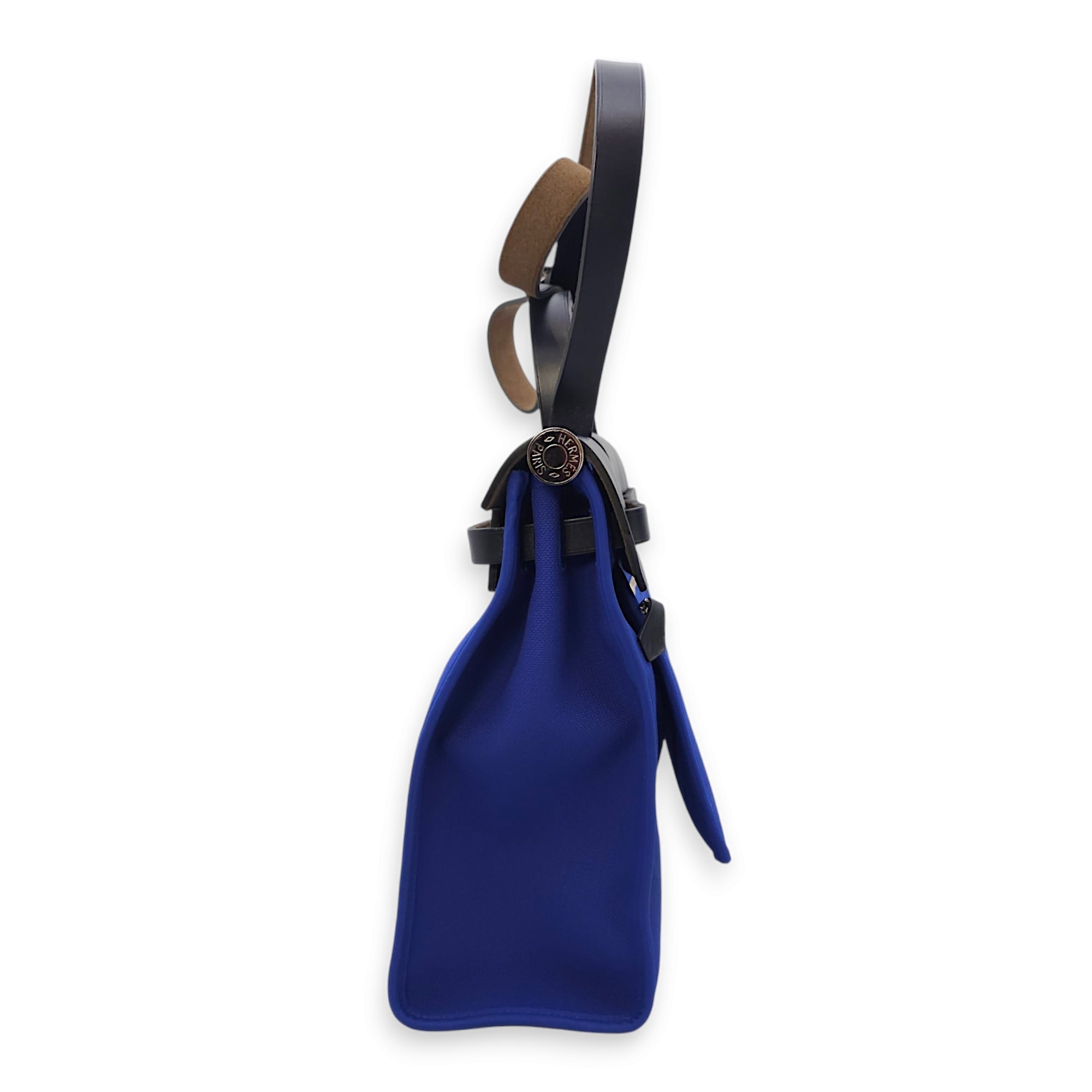 Herbag 31 Blue Electric in Toile, Palladium hardware