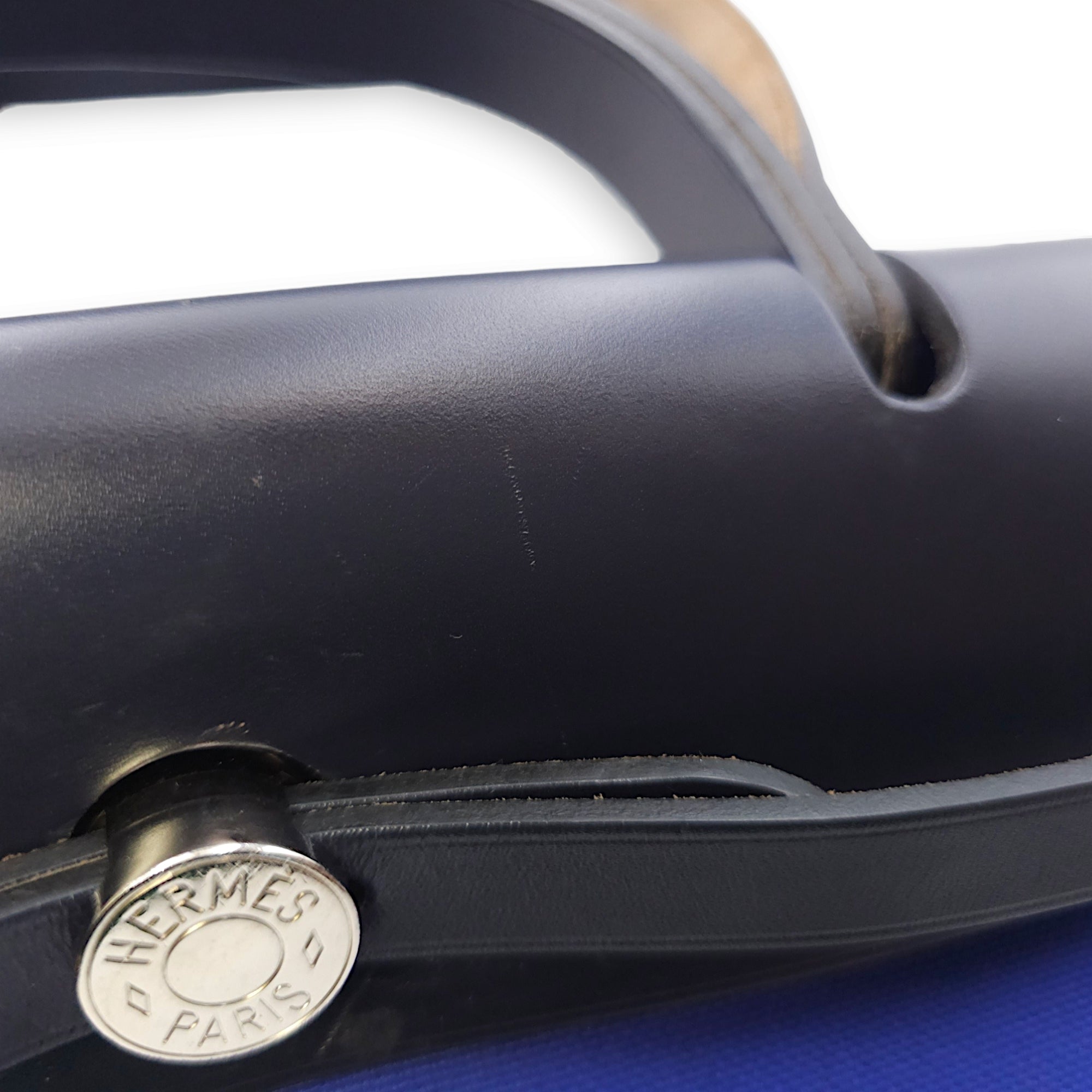Herbag 31 Blue Electric in Toile, Palladium hardware