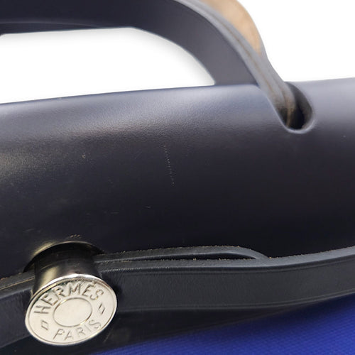 Herbag 31 Blue Electric in Toile, Palladium hardware