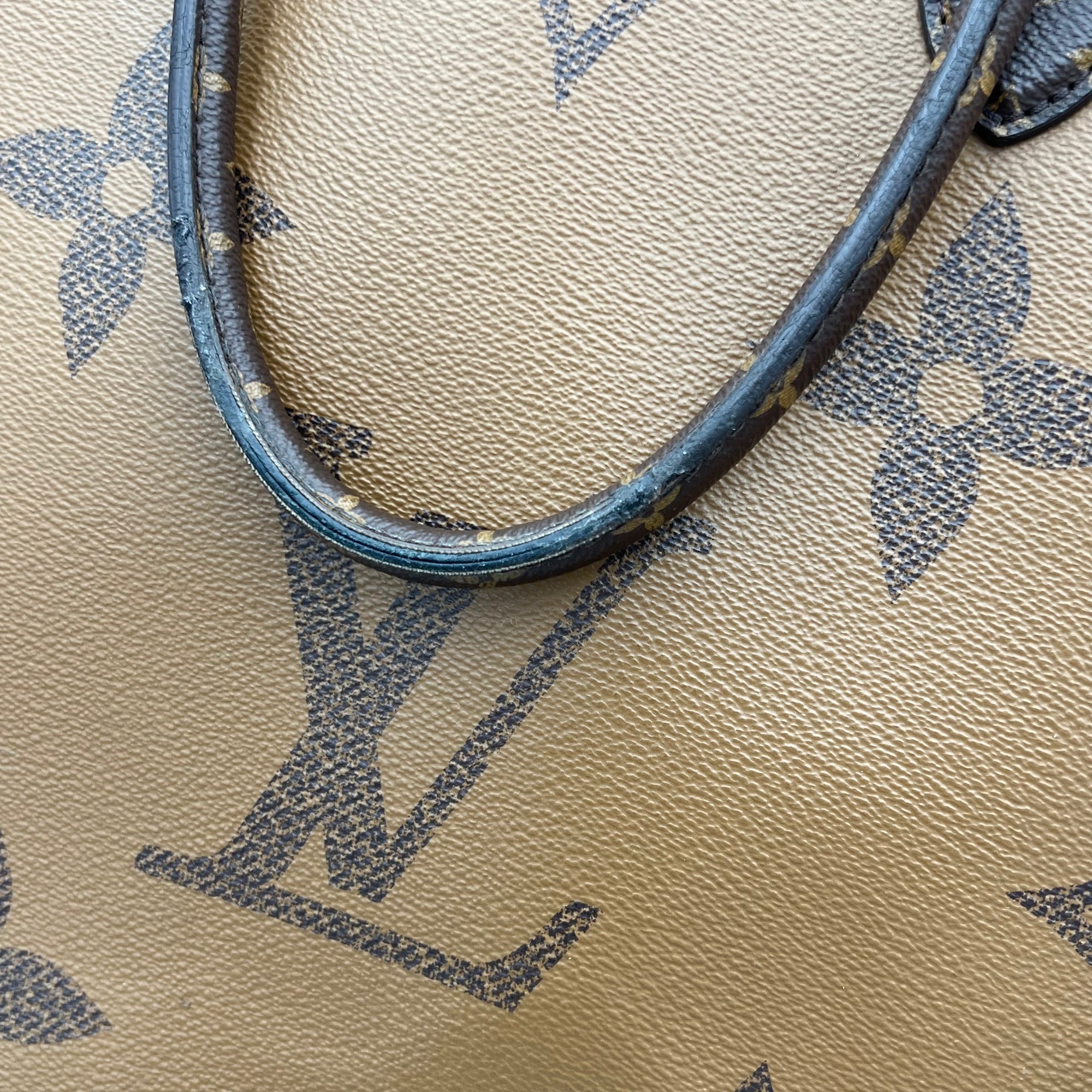 Louis Vuitton OnTheGo Tote Bag GM Brown in Monogram Coated Canvas, Gold hardware_9