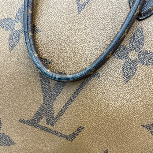 Louis Vuitton OnTheGo Tote Bag GM Brown in Monogram Coated Canvas, Gold hardware_9