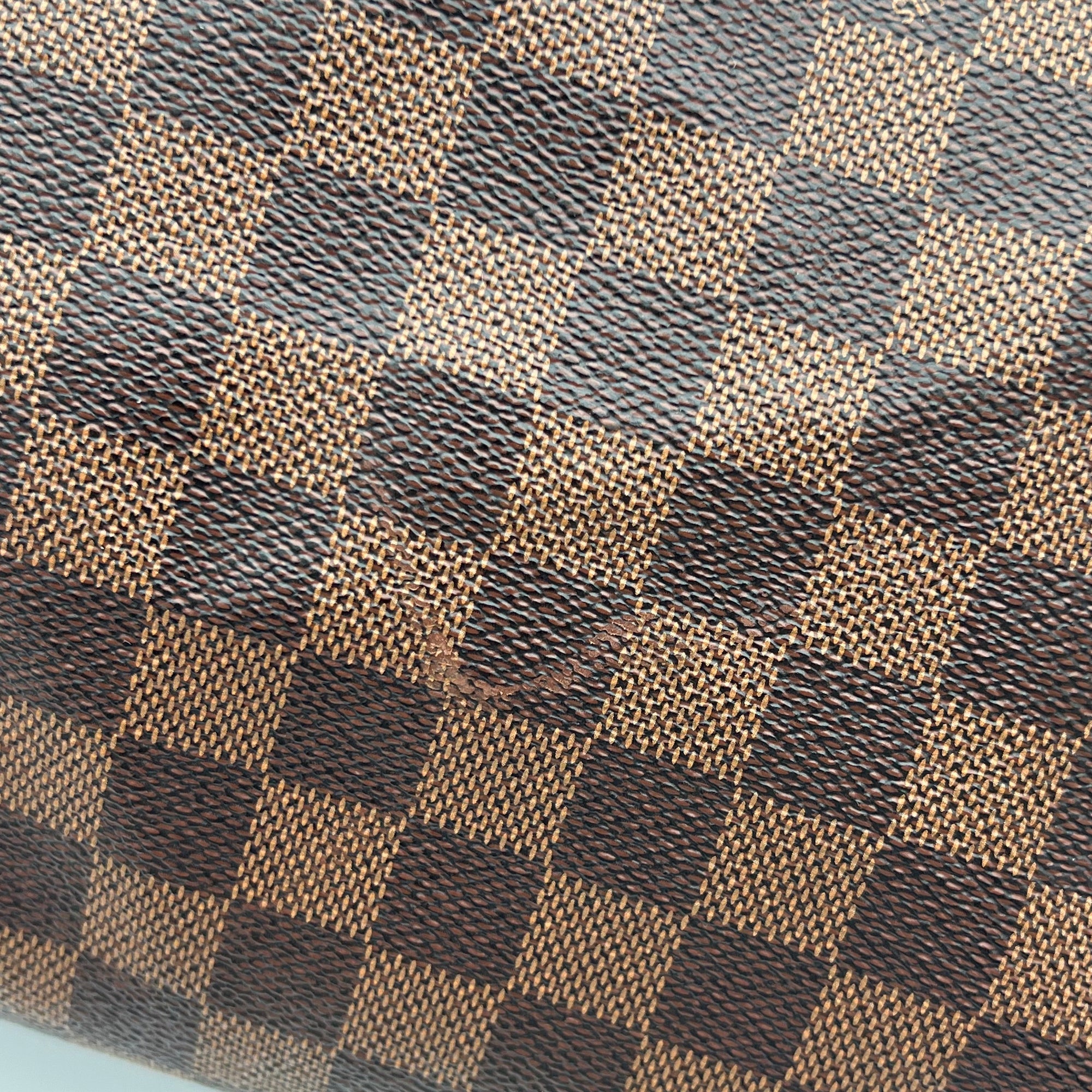 Louis Vuitton Speedy 35 Brown Top Handle Bag in Coated Canvas, Gold hardware_13