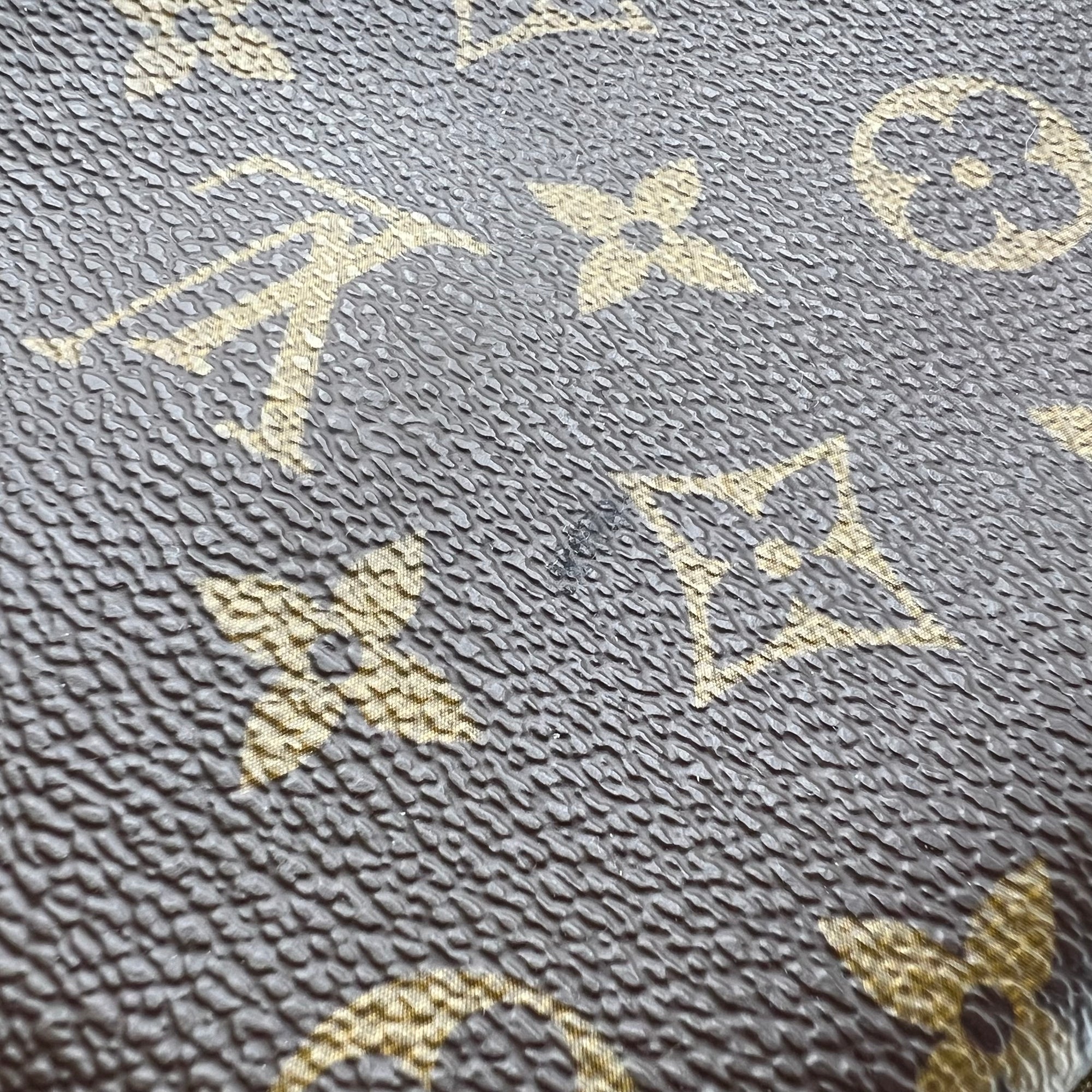 Louis Vuitton Macassar Brown Backpack in Monogram Coated Canvas, Gold hardware_1