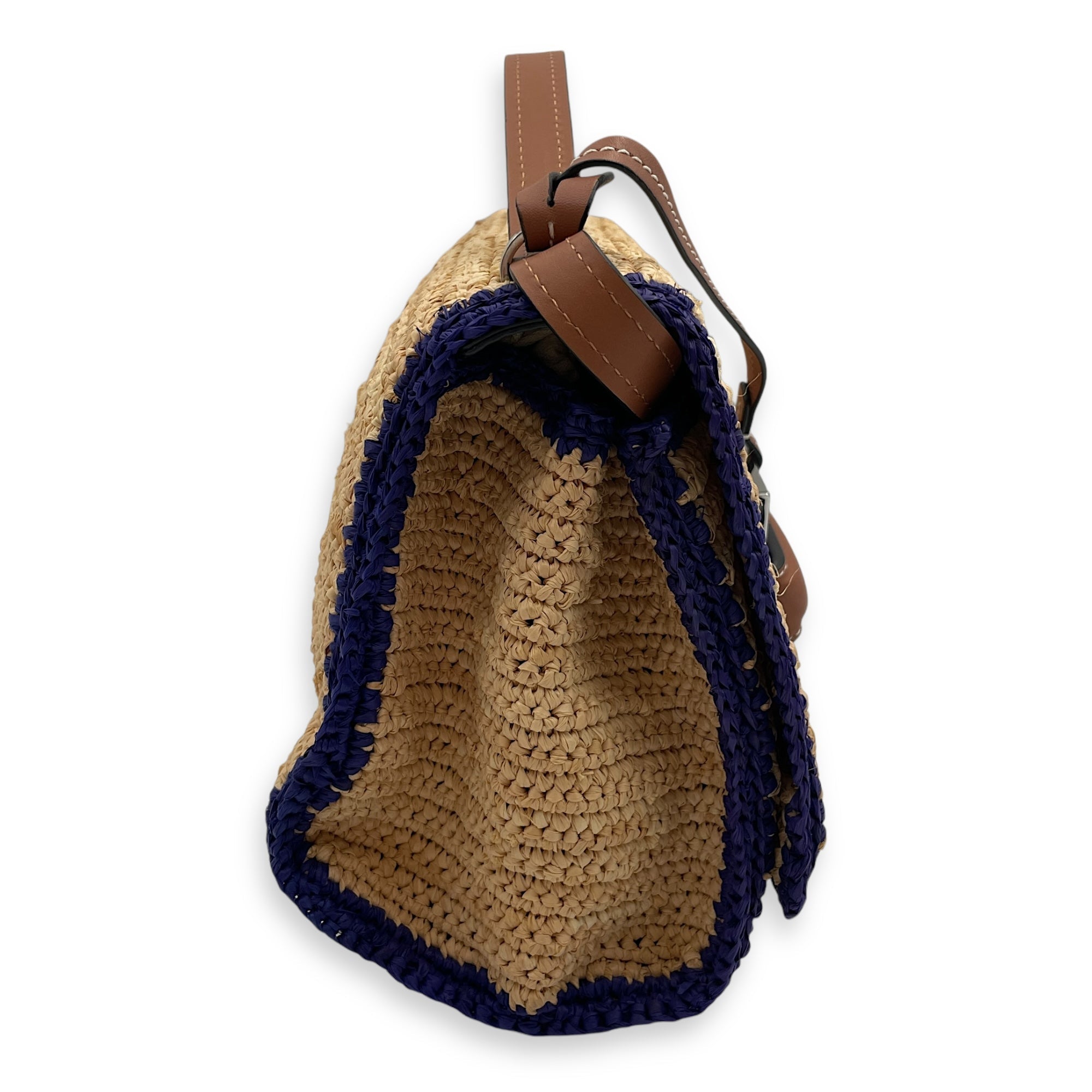 Loewe Barcelona Flap 24x15x10cm Beige, blue, purple, brown