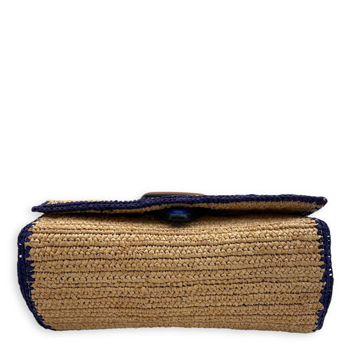 Barcelona Flap 24x15x10cm Beige, blue, purple, brown Crossbody Bag in Calfskin, Silver hardware