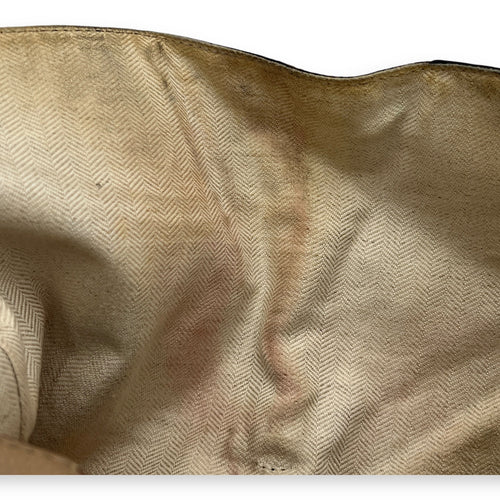 Hammock Small Brown Top Handle Bag in Calfskin, Gold hardware