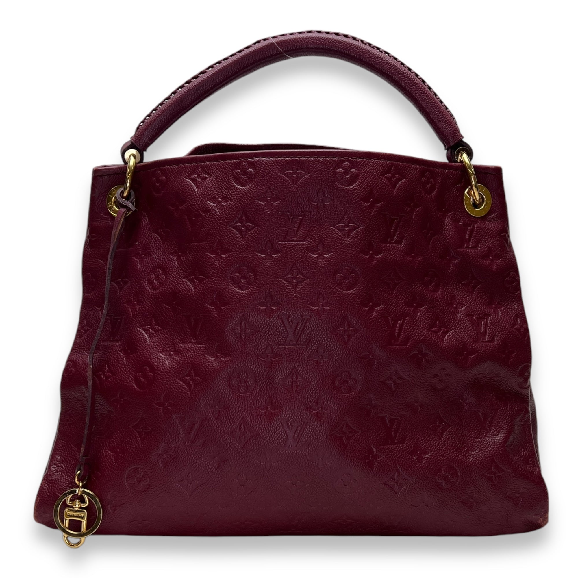 Louis Vuitton Artsy Top Handle Bag Red in Monogram Empreinte