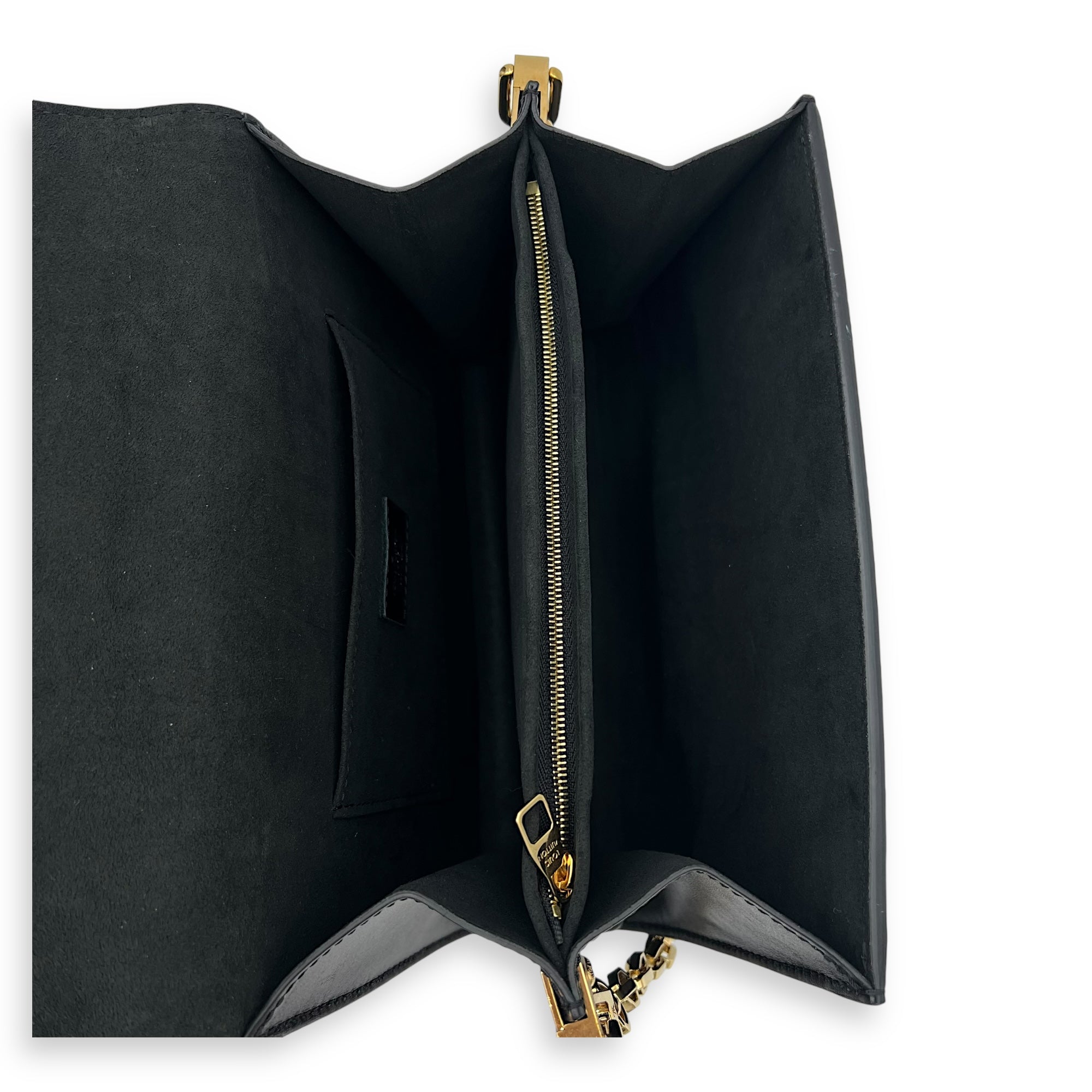 Dauphine Crossbody Bag MM Blue in Jacquard, Gold hardware