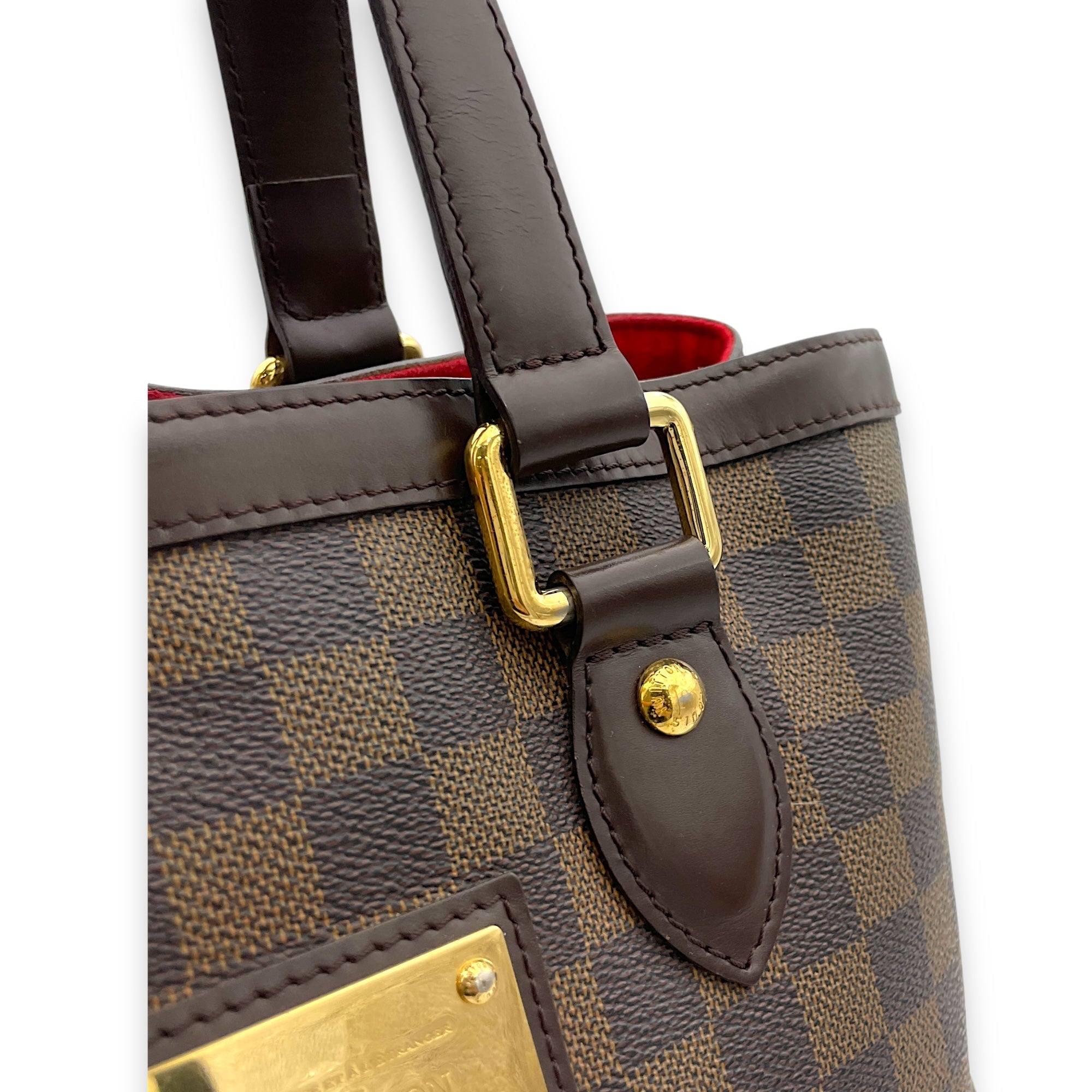 Louis Vuitton Hampstead PM Damier Ebene Top Handle Bag in
