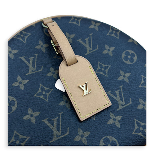 Louis Vuitton Boite a Chapeau Crossbody Bag MM Brown in Monogram Coated Canvas , Gold Hardware_7