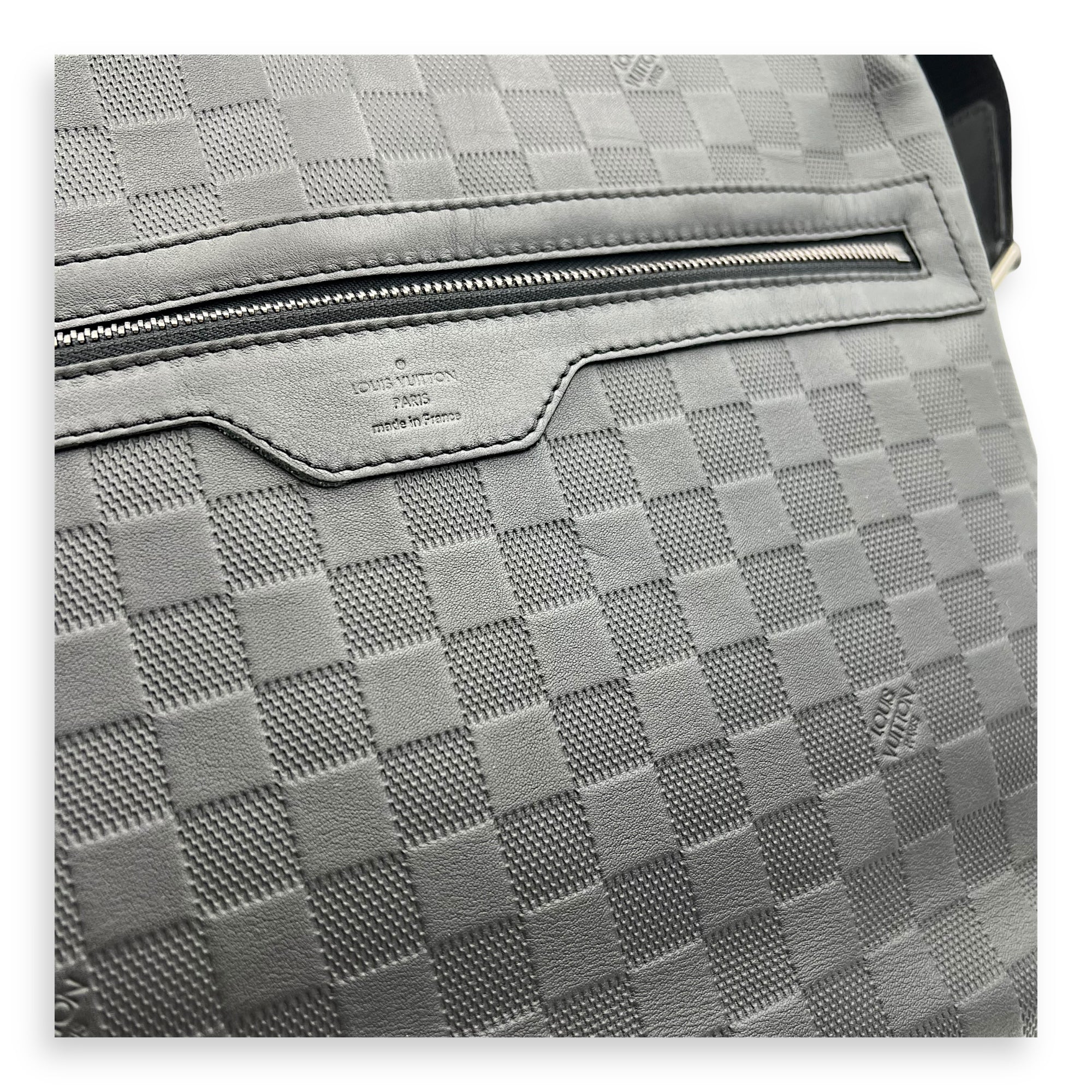Louis Vuitton Calypso Messenger Black in Damier Infini, Gunmetal hardware_12