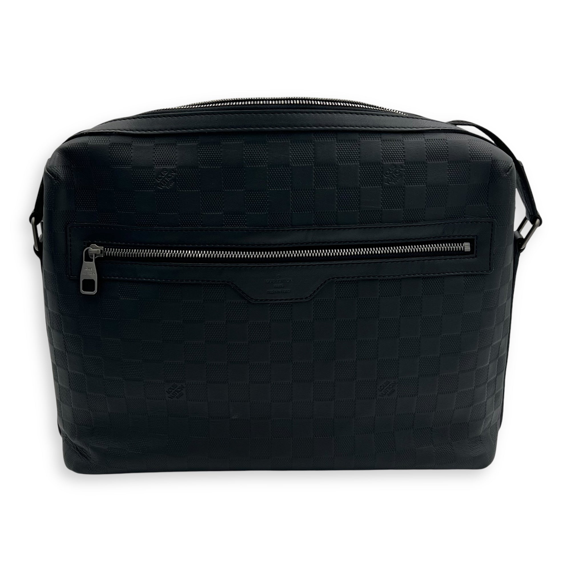 Louis Vuitton Calypso Messenger Black in Damier Infini, Gunmetal hardware_2