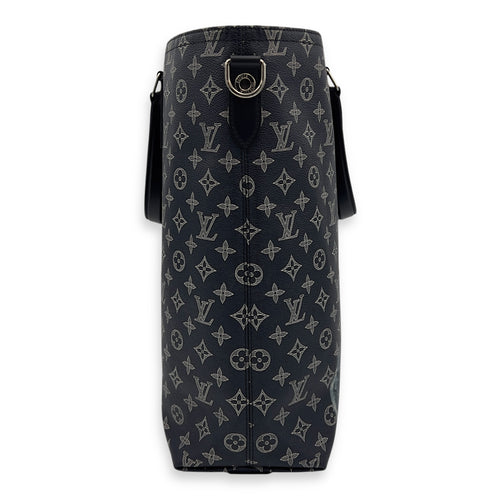 Louis Vuitton Chapman Brothers Tote Bag Blue in Coated Canvas, Silver hardware_3