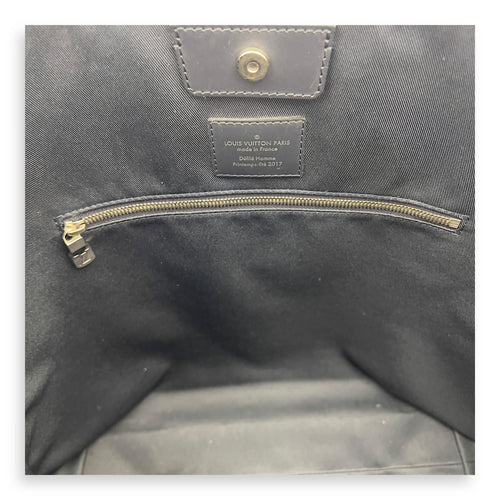 Louis Vuitton Chapman Brothers Tote Bag Blue in Coated Canvas, Silver hardware_8