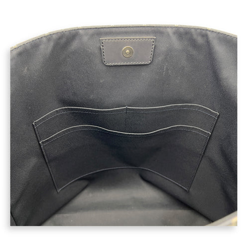 Louis Vuitton Chapman Brothers Tote Bag Blue in Coated Canvas, Silver hardware_9