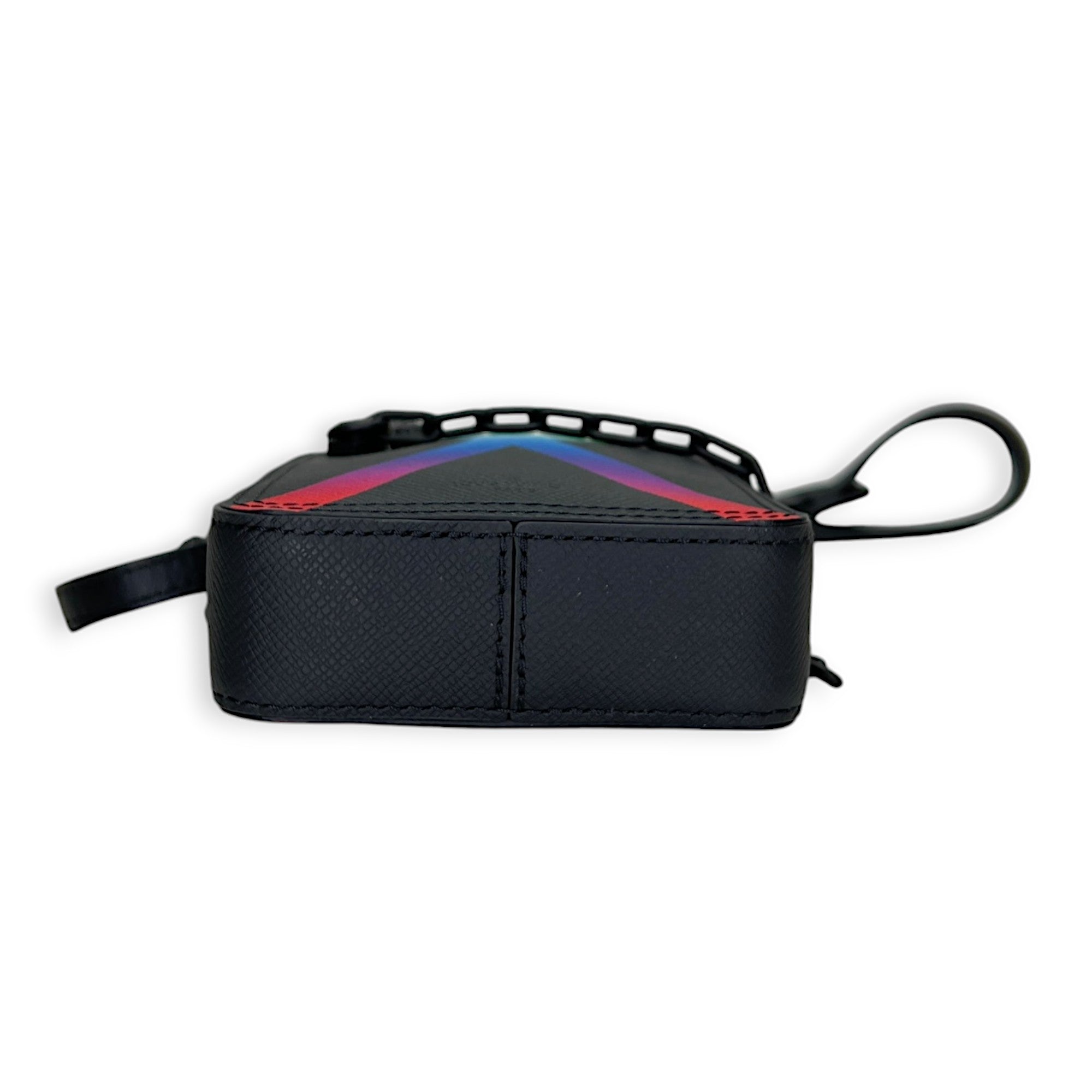Louis Vuitton Danube Crossbody Bag  Black in Taiga Leather , Lacquered Metal Hardware_5