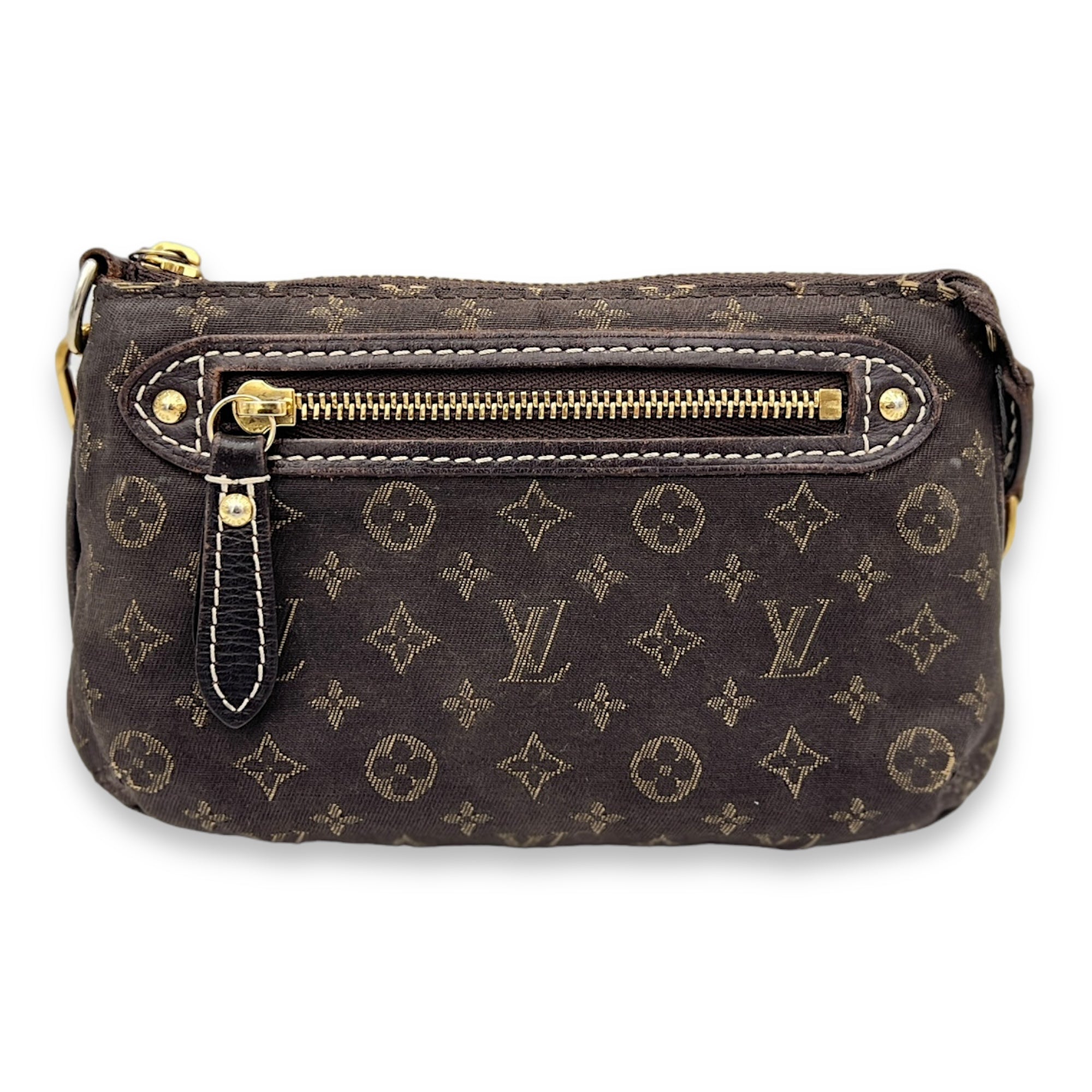 Louis Vuitton Idyle Mini Brown Pouch in Canvas, Gold hardware_2
