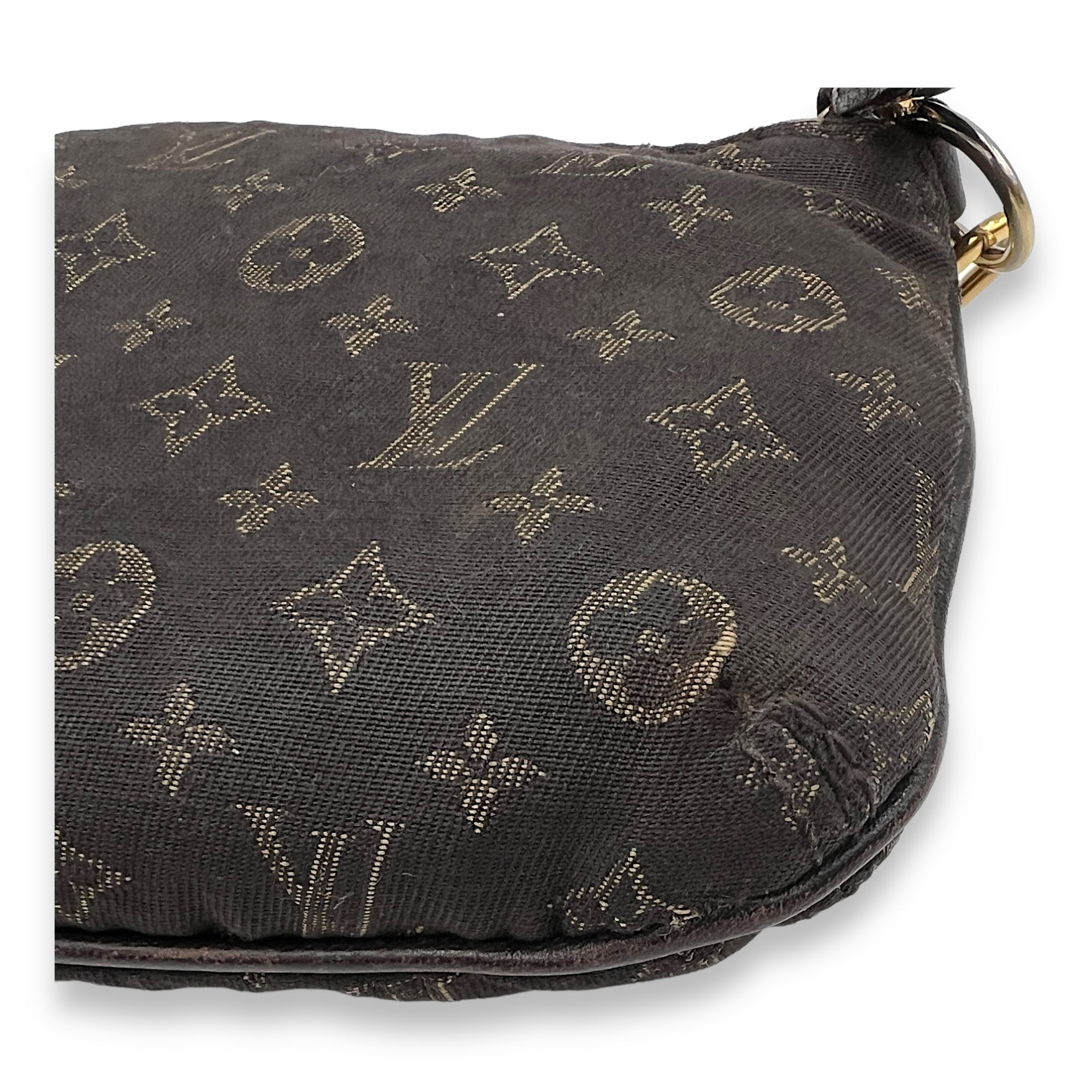 Louis Vuitton Idyle Mini Brown Pouch in Canvas, Gold hardware_8