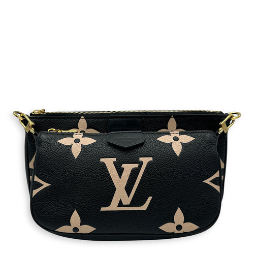 Louis Vuitton Multi-Pochette Accessoires Crossbody Bag  Black in Monogram Empreinte Leather , Gold Hardware_1
