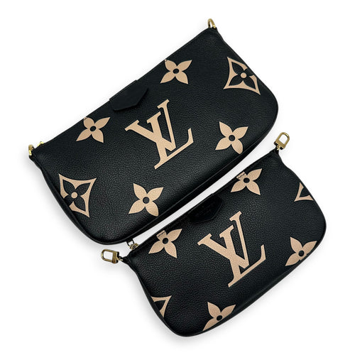Louis Vuitton Multi-Pochette Accessoires Crossbody Bag  Black in Monogram Empreinte Leather , Gold Hardware_13