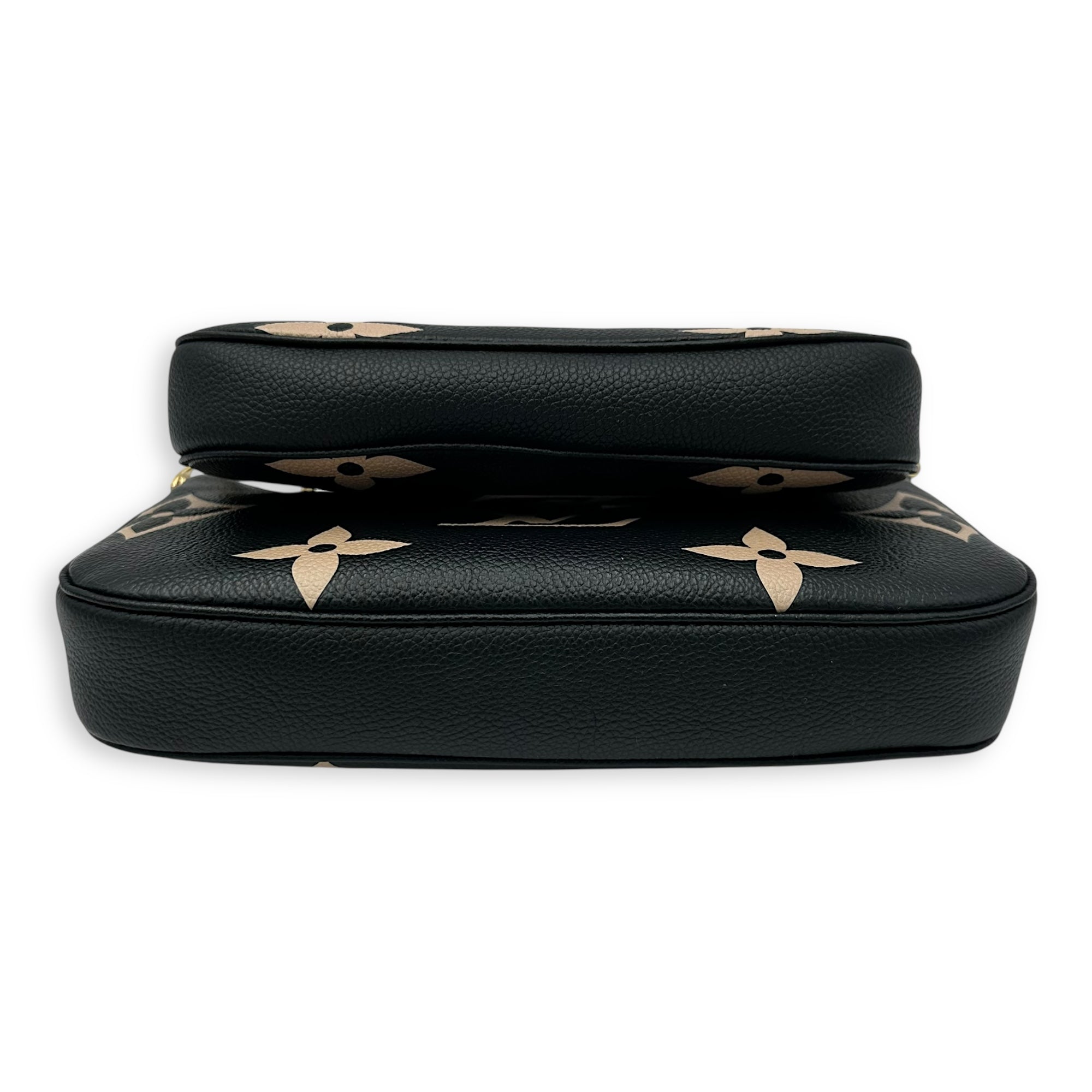 Louis Vuitton Multi-Pochette Accessoires Crossbody Bag  Black in Monogram Empreinte Leather , Gold Hardware_5