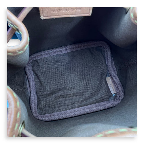Louis Vuitton Noe Bucket Bag Nano Brown in Monogram Coated Canvas, Gold hardware_6